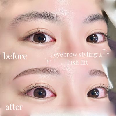 【一気に目元垢抜け👀❤️】
✨まつ毛パーマ＋眉毛パーマ＋眉毛カラー✨