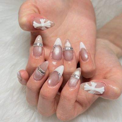 初回限定‼️【当店Ｎｏ．1】デザインフルネイル⭐️10本デザイン有り(他店オフ込