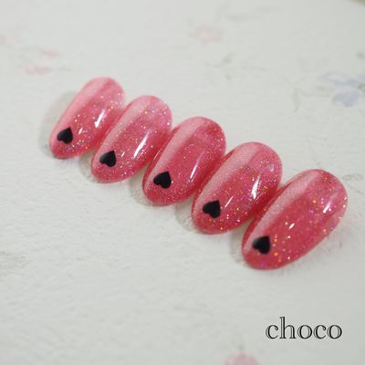 ハートホロネイル