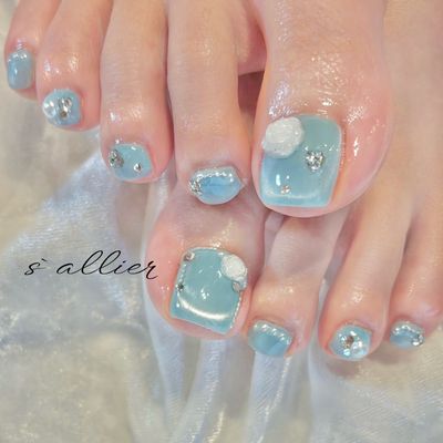 【Foot】オフ/ケア込☆つけ放題アートコース