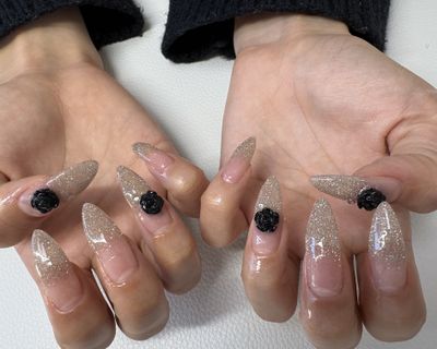 他店オフ付け替えシンプルネイル