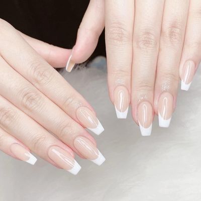 チップ長さだし10本+フレンチネイル