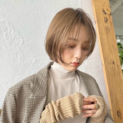 【2月限定】カット＋透明感カラー＋前処理トリートメント ¥8500