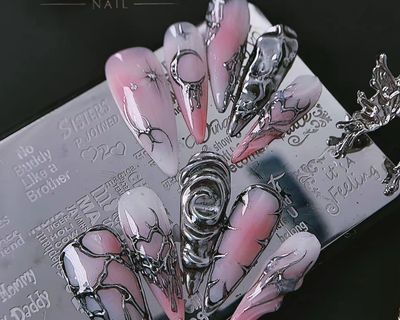 【チップ長さ出し】 Y2K デザイン持ち込み