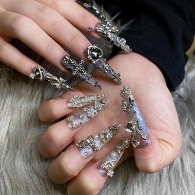 ロングスカルプネイル(オフ無し)