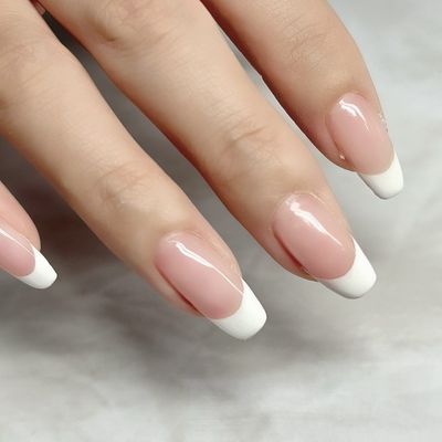 🍑定番✨オトナかわいいフレンチデザイン(オフ込み)¥6,000