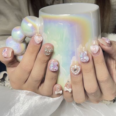 💖🎊大人気❗️自爪パーツつけ放題💎💖