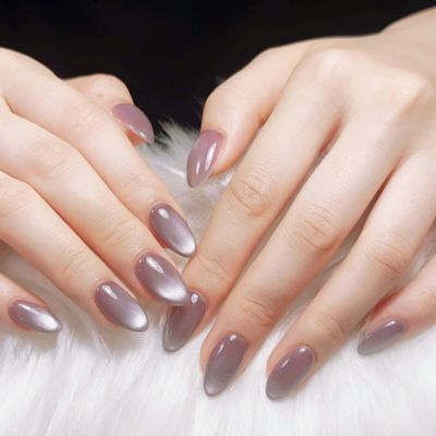 💅 自爪ジェル＋マグネットネイル（キャッツアイ）