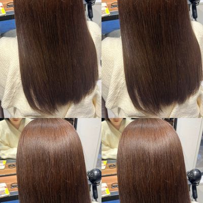 【頭身浴付き！】カット➕イルミナカラー➕髪質改善Aujua treatment