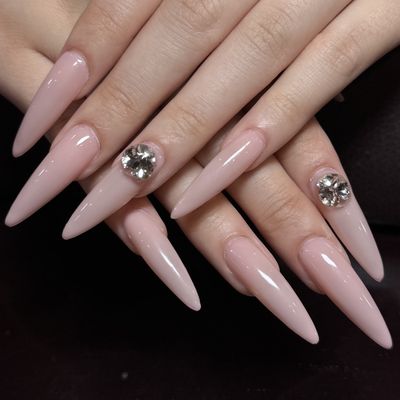 💎チップ長さだし10本ワンカラーorラメグラデーション🩵(2色までok)