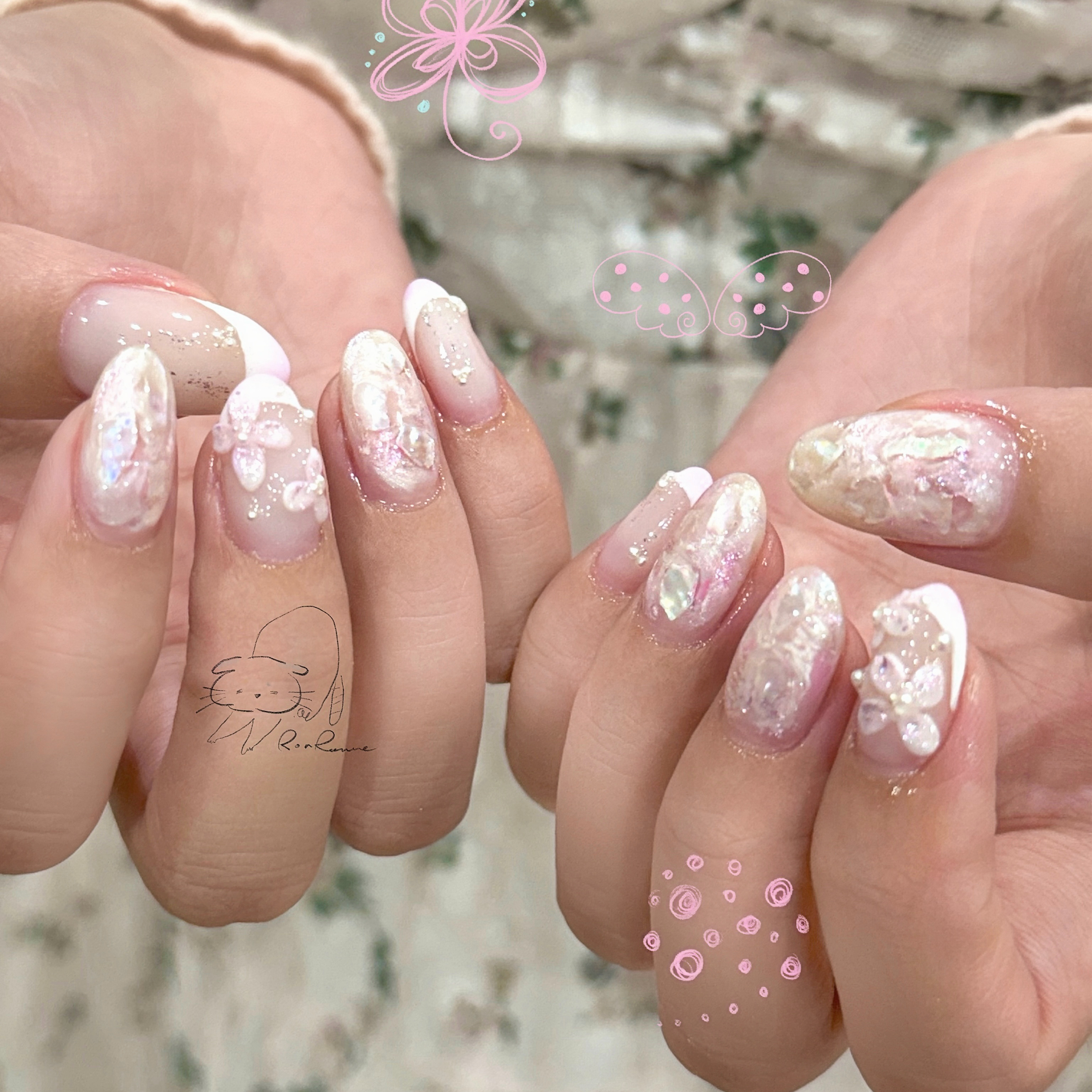 【丙午の肆版】稲荷の日ネイル 4/20 21時迄 限定価格商品№２ ネイリー（Nailie） - ronronne.