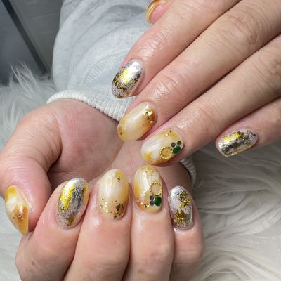 【HAND】【自爪】持ち込みデザインokやり放題8-10本デザイン、ニュアンス