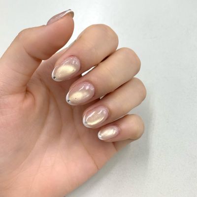 【Handネイル】フレンチ💅 ワンカラー 丁寧に甘皮ケア💕