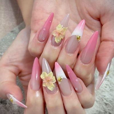 【チップ長さ出し】 持ち込み 150分デザイン🎀
