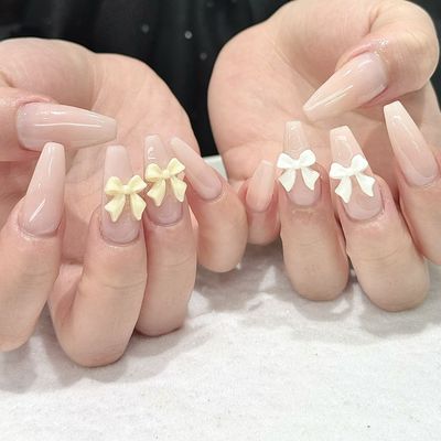 チップ長さだし　2色選べ　ワンカラー