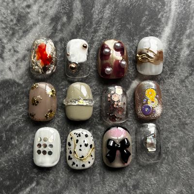 オフ無料●アート持ち込みok!【60分コ
ース】ワンポイントデザイン★