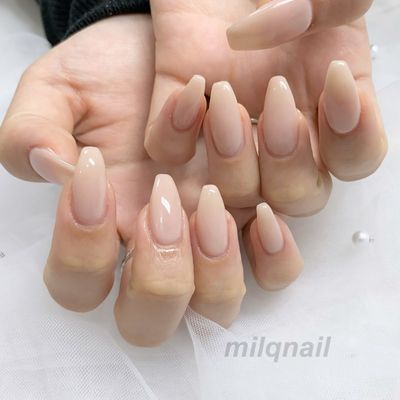 ワンカラー‎orグラデ🤍《ラメ/フラッシュ可🌟》￥6000