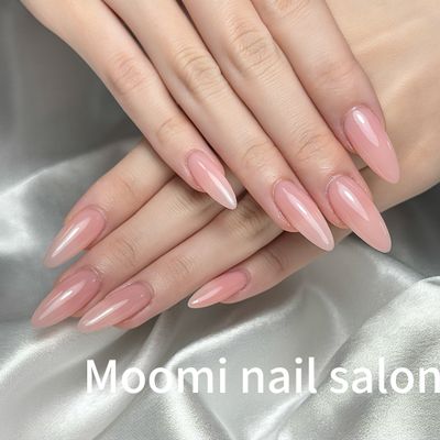 人気N0.1《チップ長さ出し》ワンカラーorラメグラ【Lサイズ】