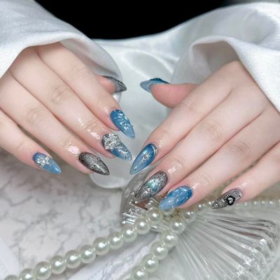 ❤️‍🔥【Nova Design bling】自爪アートパーツ付け放題💖💎