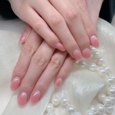【Hand】チークネイル(ベース色付き)