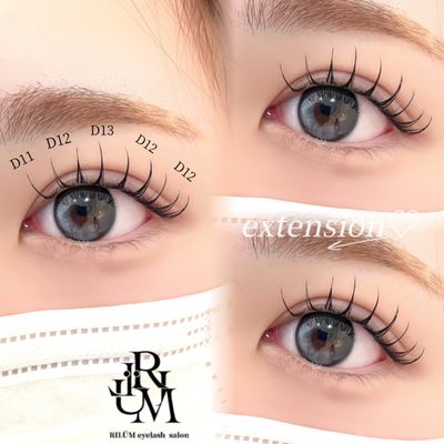 高級毛質マツエク120本＋フラットラッシュ使用🪽＋束間コーティング付き✨