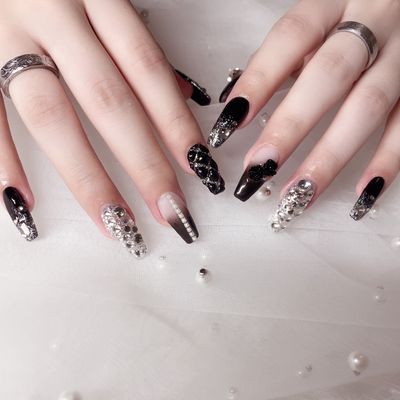 ジェルチップでのスカルプ10本✨️💅🏻