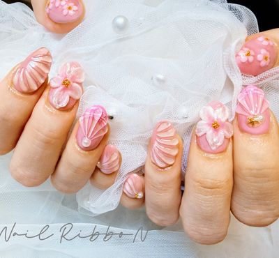 【上品大人】120分デザインつけ放題💅派手すぎない大人可愛い×差がつくデザイン
