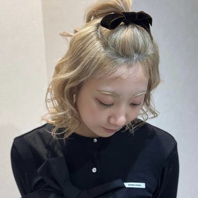 チャンモリパーマ＋産毛カット