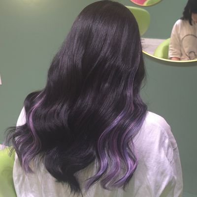 【ダメージなしでデザイン✨】艶カラー+インナーエクステ20本