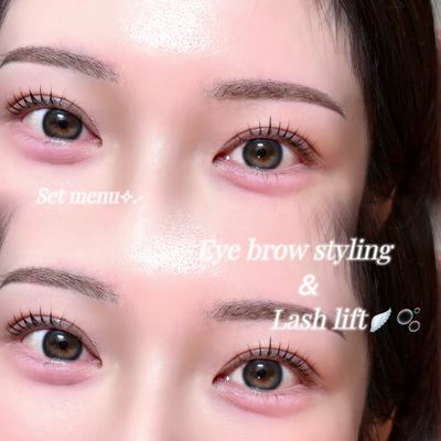 7月限定🎐【朝のメイク時短⟡.·】美眉WAX&まつ毛パーマ🫧《セット割》
