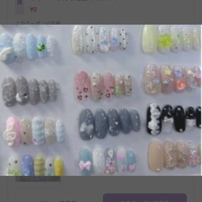 
【可愛いもエモいも入れ込んだ♪】ウィッシュコアネイル定額☆【名古屋駅】