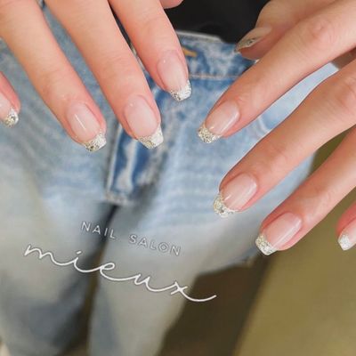 〔hand〕クリアベースフレンチ￥5280 ＊ 初回ソフトジェルオフ無料