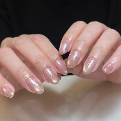 透明感たっぷり️🫧マグネットネイル