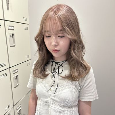 ブリーチ＋全体カラー