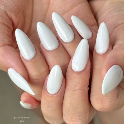 クリアのみアクリルスカルプ🫧10本長さ出し