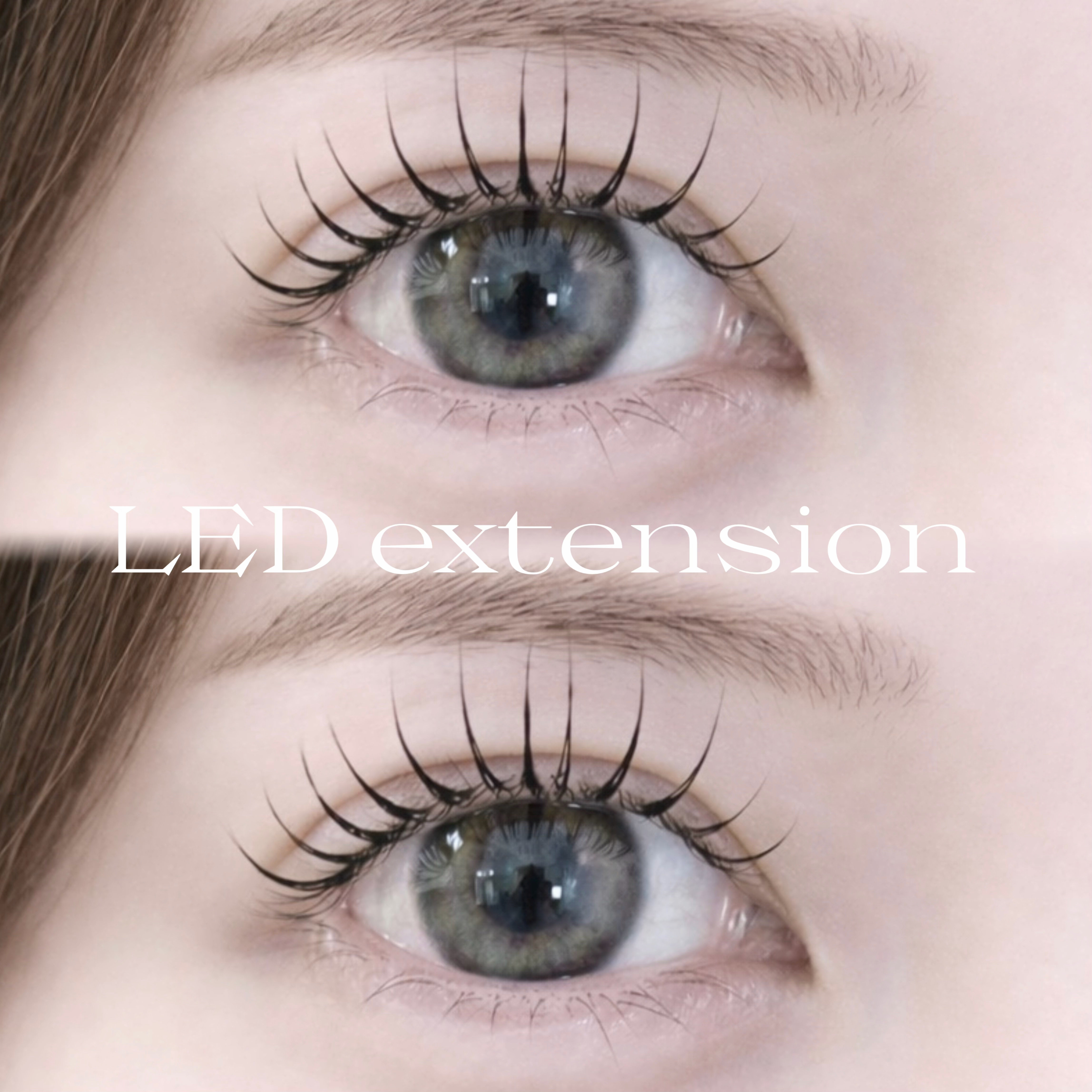 【LEDマツエク】60本🌟フラットラッシュ使用※施術時間30分