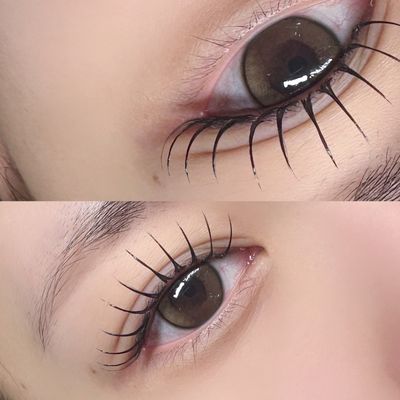 【えくぱーま★】LEDエクステ フラット100本×まつげパーマ(自店オフ込)