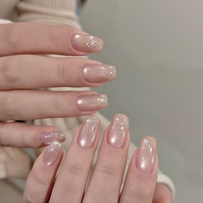【自爪】新ネイルデザイン！キラキラフラッシュｘマグネット 