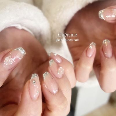 《オフ*ケア込み》💎ガラスフレンチ