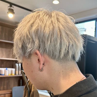 ブリーチ2回＋カラー＋トリートメント¥24500→¥21500