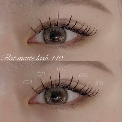 【ネイリー限定💎】LEDマツエク🍒フラットマットラッシュ100本