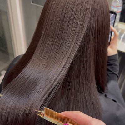 縮毛矯正 パーマ落とし