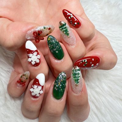 チップ長さだし❣️クリスマス限定🎄10本放題❣️持ち込み相談可