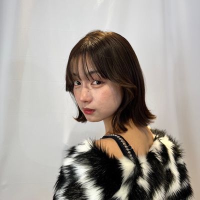 似合わせカット+透明感カラー