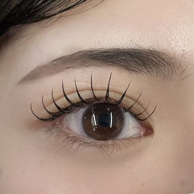 最先端！ LEDエクステ120本