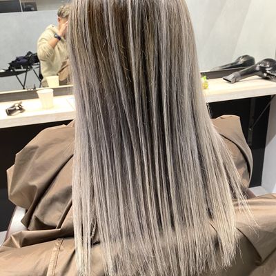 バレイヤージュ🇺🇸＋ハホニコトリートメント🌴＋カット✂️