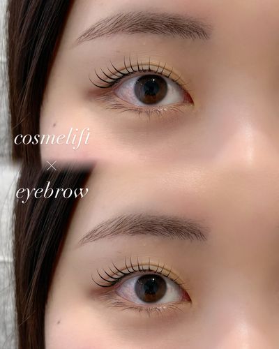 デザインラッシュリフト×アイブロウwax（コスメリフト変更可能）