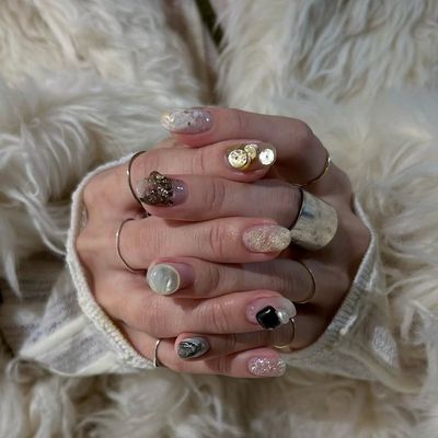 【新規様限定メニュー】初回オフ無料🦋パーツ、アートし放題nail