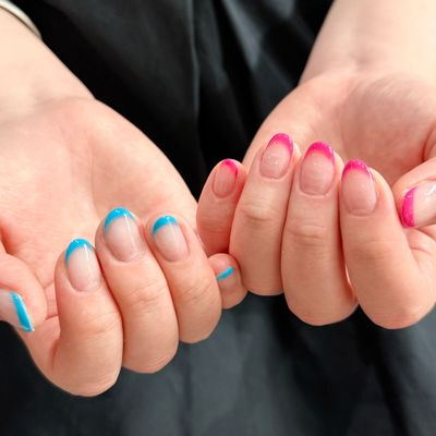 （クリアベース）フレンチネイル💋
