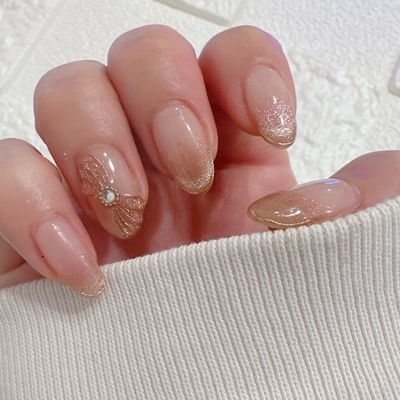 定額デザイン✨️マグネットリボンネイル🎀🧲¥9000→¥7500